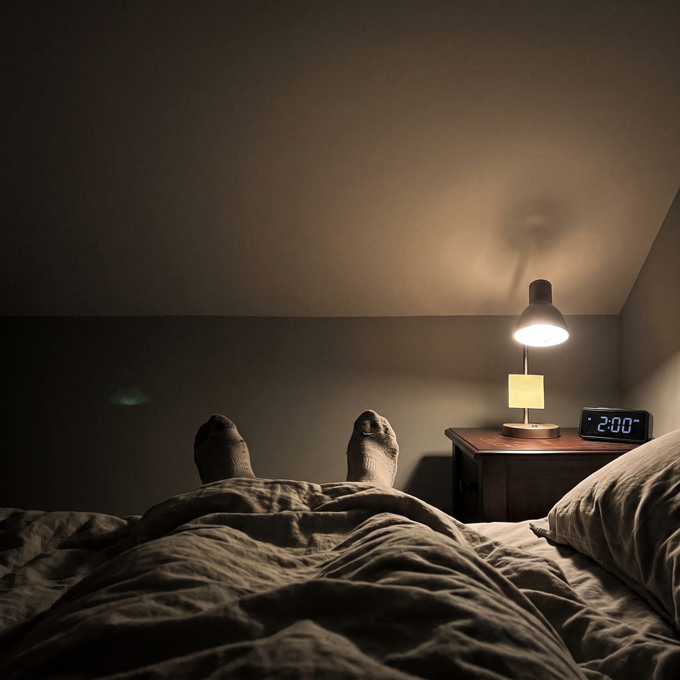 Lying awake at 2am, staring at the ceiling